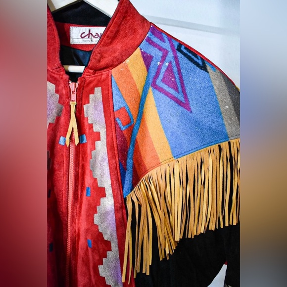 Vintage Char Leather and Wool Jacket - Picture 2 of 9